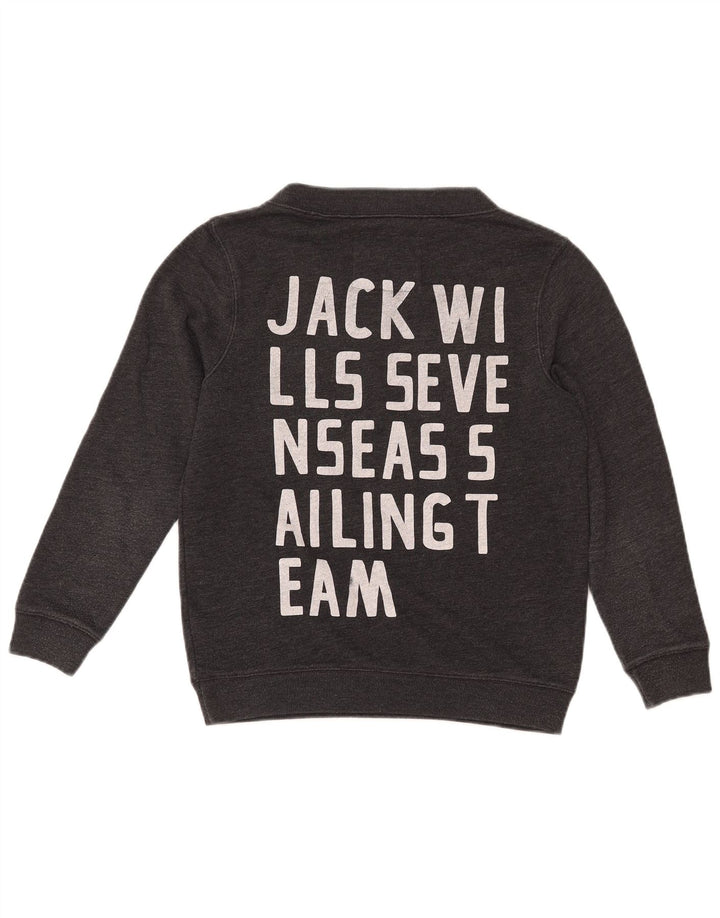 JACK WILLS Ženska prekomjerna trenirka s grafičkim motivima UK 8 Mala siva