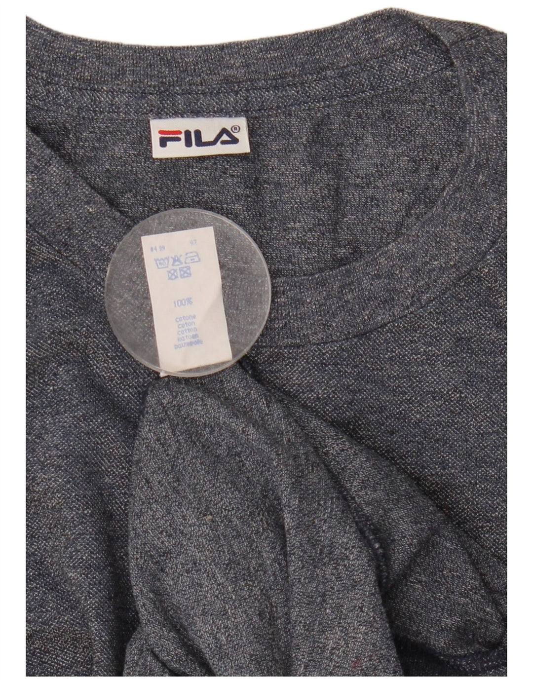 Fila Muška majica kratkih rukava Velika tamnoplava pamuk