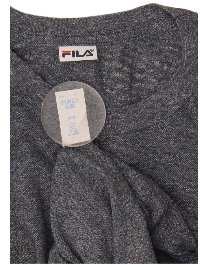 Fila Muška majica kratkih rukava Velika tamnoplava pamuk