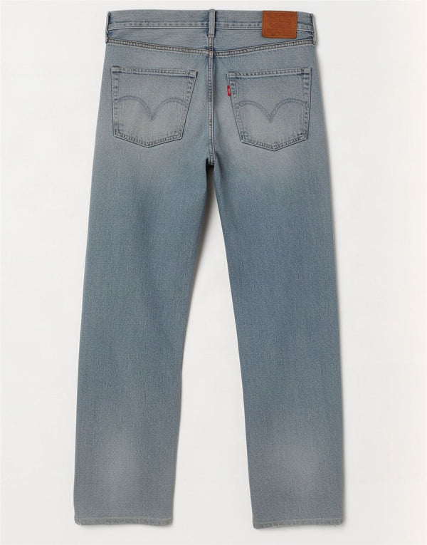 Levi's muške 503 ravne traperice s oštećenjem W32 L33 plave