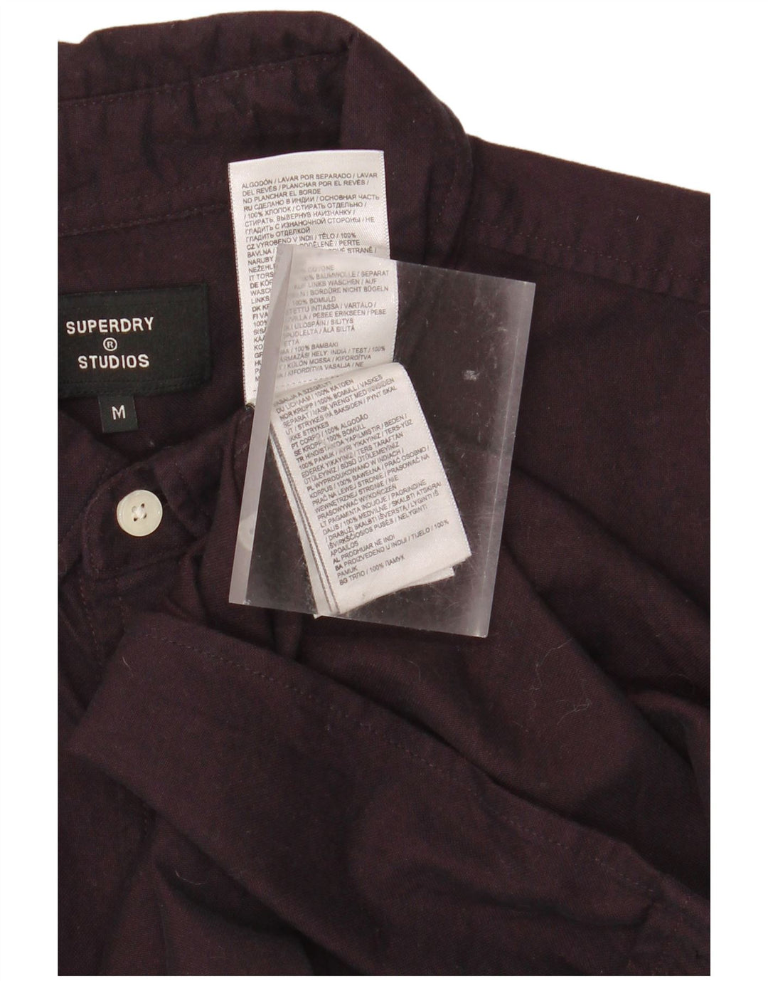 SUPERDRY muška košulja srednje ljubičaste boje