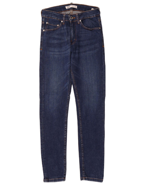 Zara muške uske traperice EU 38 male W30 L30 plavi pamuk