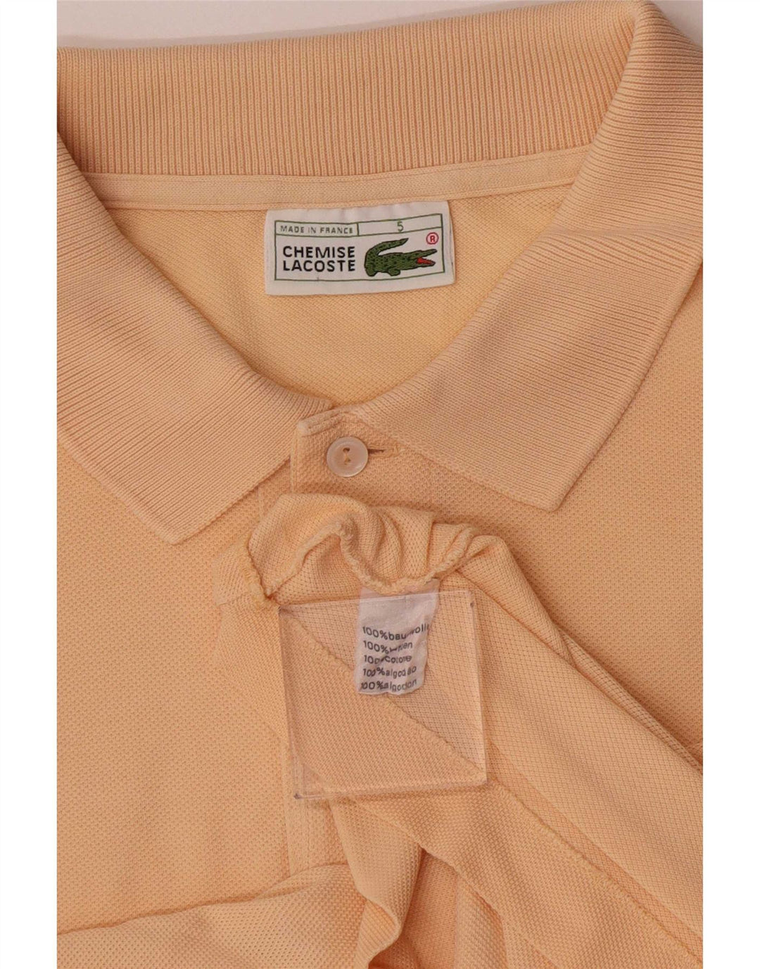 Lacoste muška polo majica veličine 5, veliki ružičasti pamuk