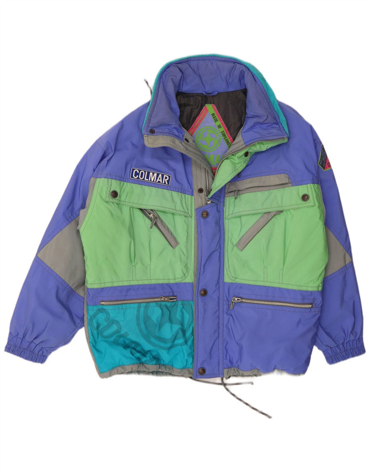 Colmar Mens Graphic Ski Jacket IT 52 Large Multicolored Colourblock