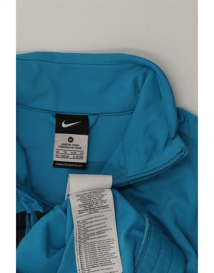 Nike Boys Graphic Trenirka Gornja jakna 6-7 godina XS plavi poliester
