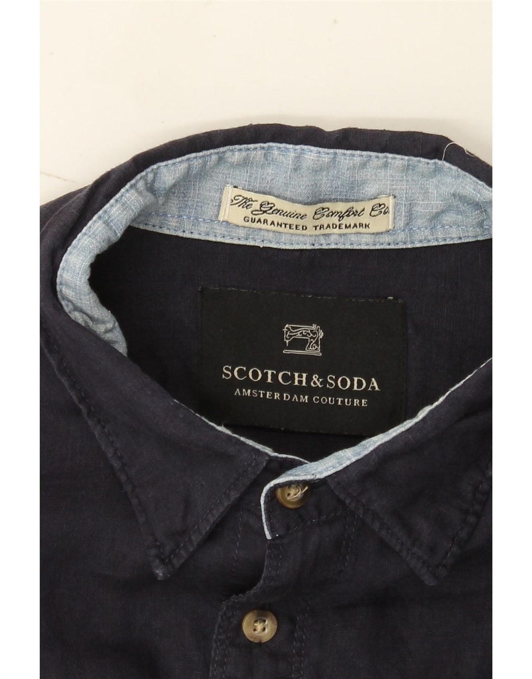 Scotch & Soda muška Amsterdam Couture košulja srednje tamnoplava