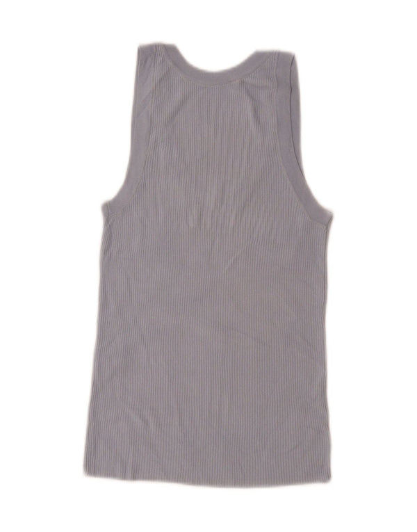 Zara ženski prsluk UK 10 Small Blue Viskoza