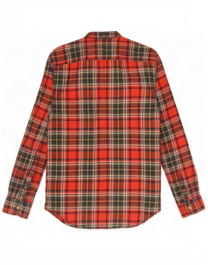 American Eagle Outfitters Klasična muška flanelska košulja malenog crvenog karirasta