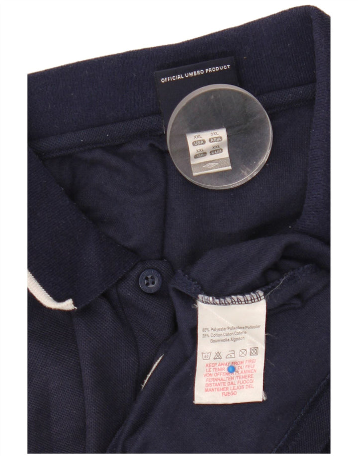 Umbro muška polo majica 2XL tamnoplavi poliester