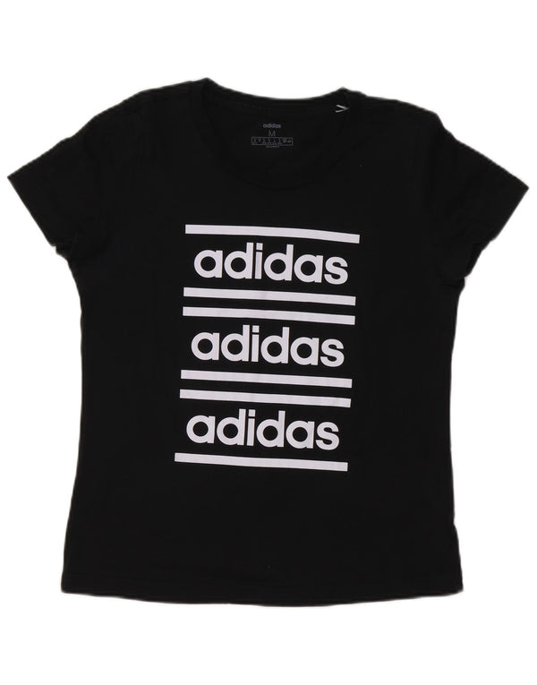 Adidas ženska majica kratkih rukava s grafičkim motivima UK 12/14 srednje crna