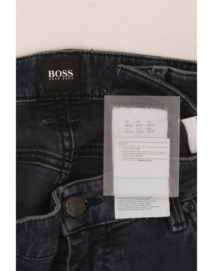 Hugo Boss Muške uske traperice W38 L34 Plavi pamuk