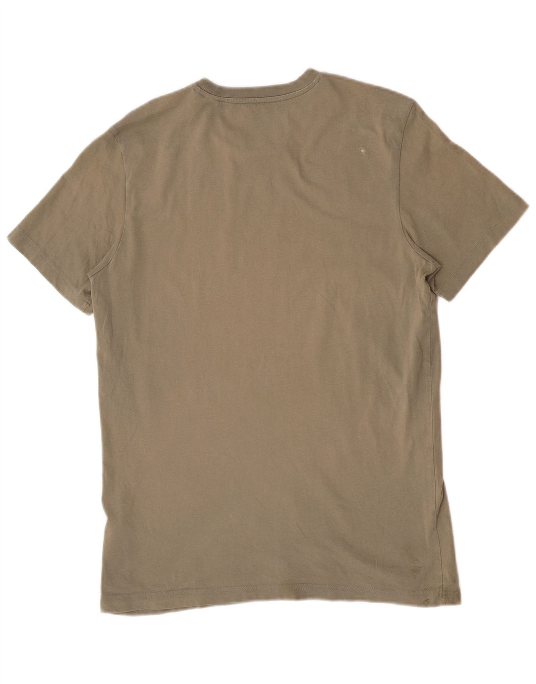Adidas Mens Graphic T-Shirt Top Medium Khaki Cotton