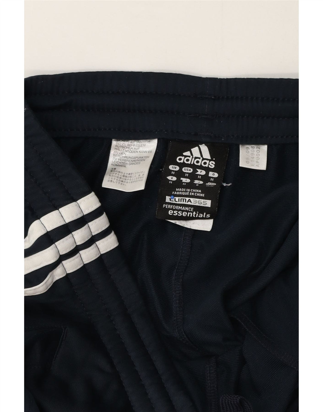 Adidas muške hlače za trenirku Clima 365 Medium tamnoplavi poliester