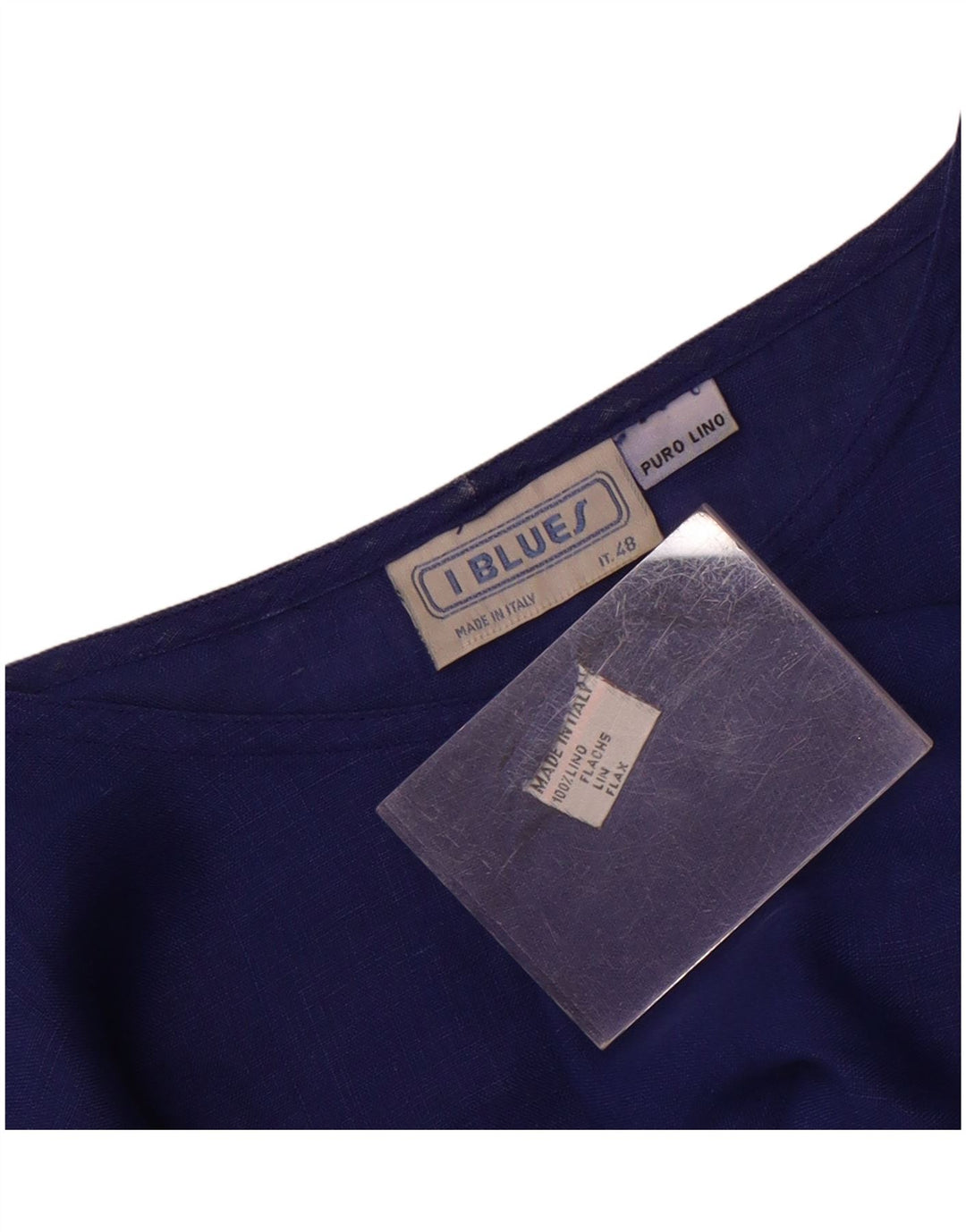 i Blues Ženska bluza Top IT 48 XL plavo platno