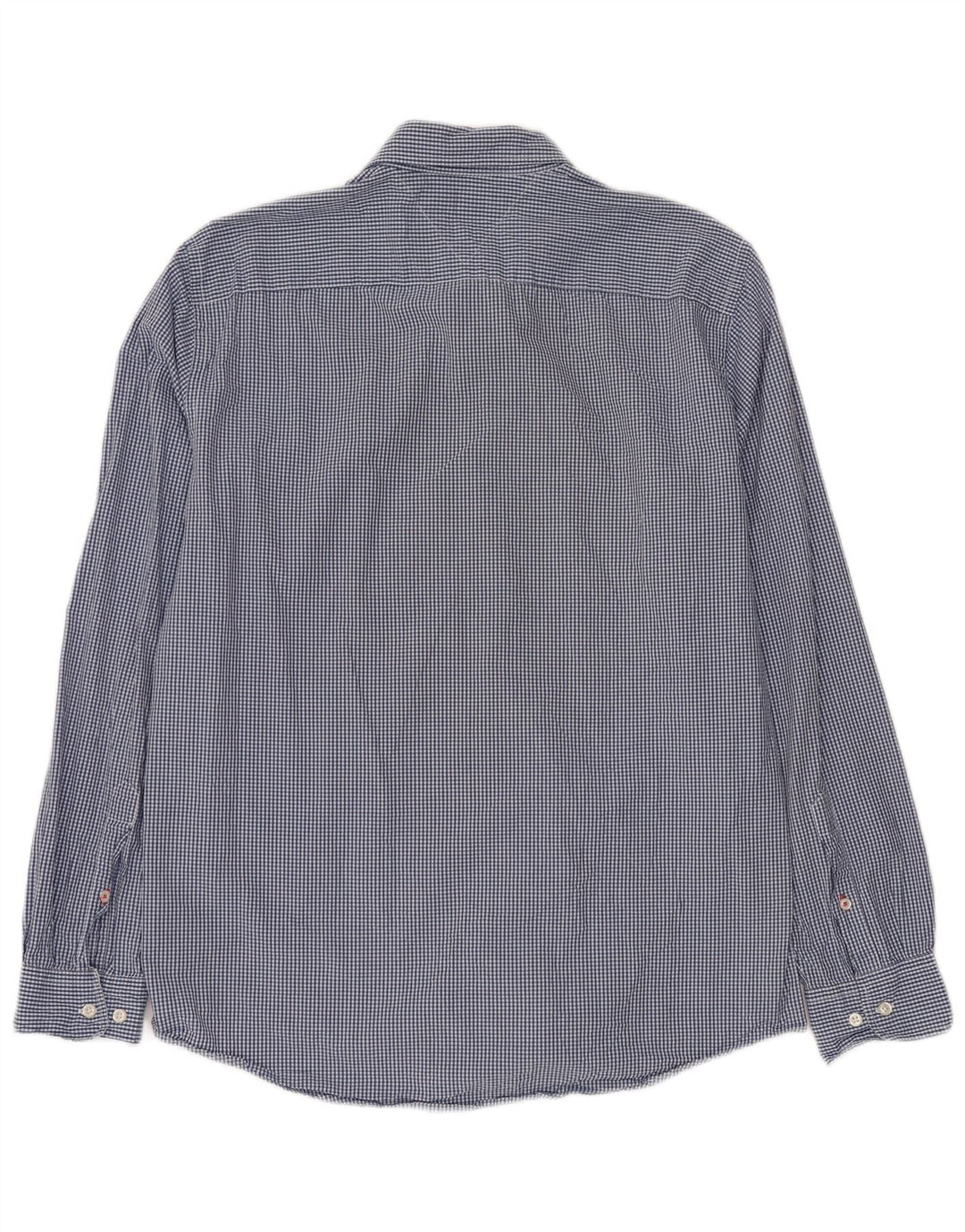 TOMMY HILFIGER Muška majica standardnog kroja Velika plava pamuk gingham