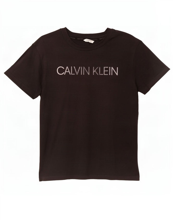 Calvin Klein muška grafička majica kratkih rukava srednje crna