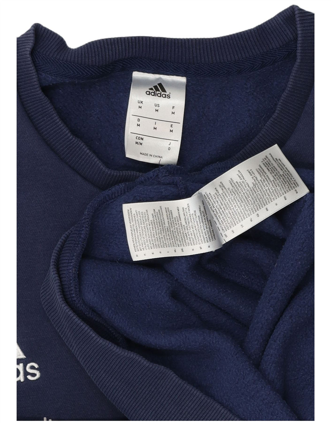 Adidas muška trenirka s grafičkim motivima Srednji tamnoplavi pamuk