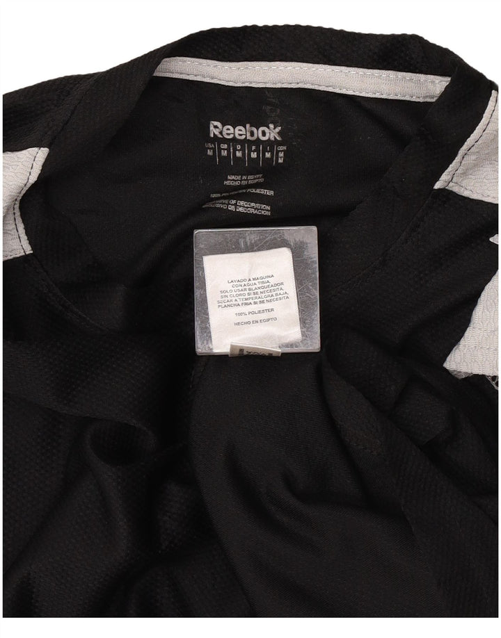 Reebok muški gornji dio prsluka srednje crne boje od poliestera