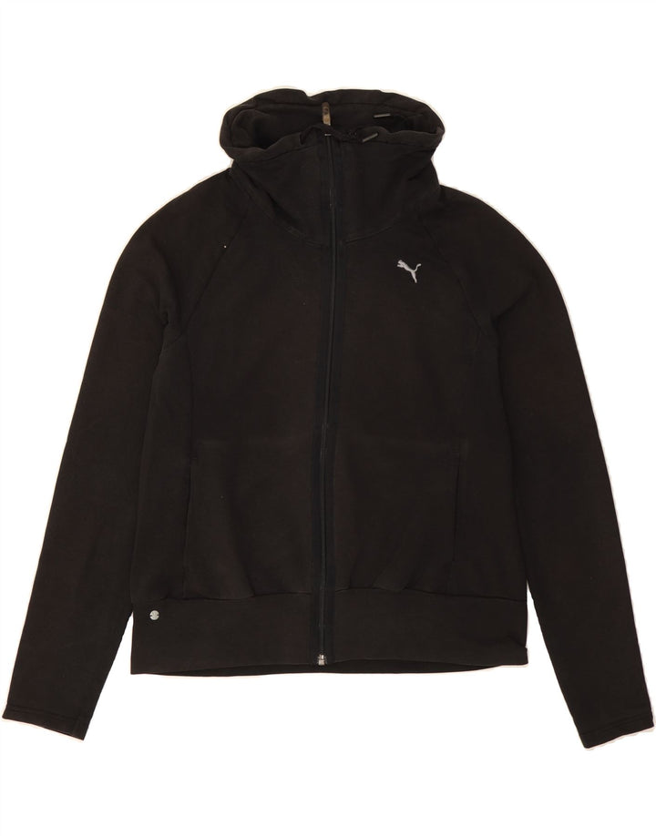 PUMA Womens Tracksuit Top Jacket UK 14 Medium  Black Cotton Vintage Puma and Second-Hand Puma from Messina Hembry 