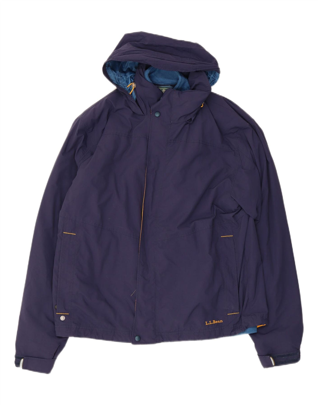Muška vjetrovka s kapuljačom L.L.Bean UK 38 srednje tamnoplavi poliester