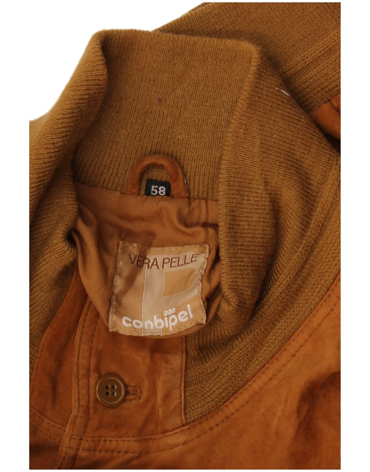 CONBIPEL muška bomber jakna od brušene kože IT 58 2XL smeđa koža