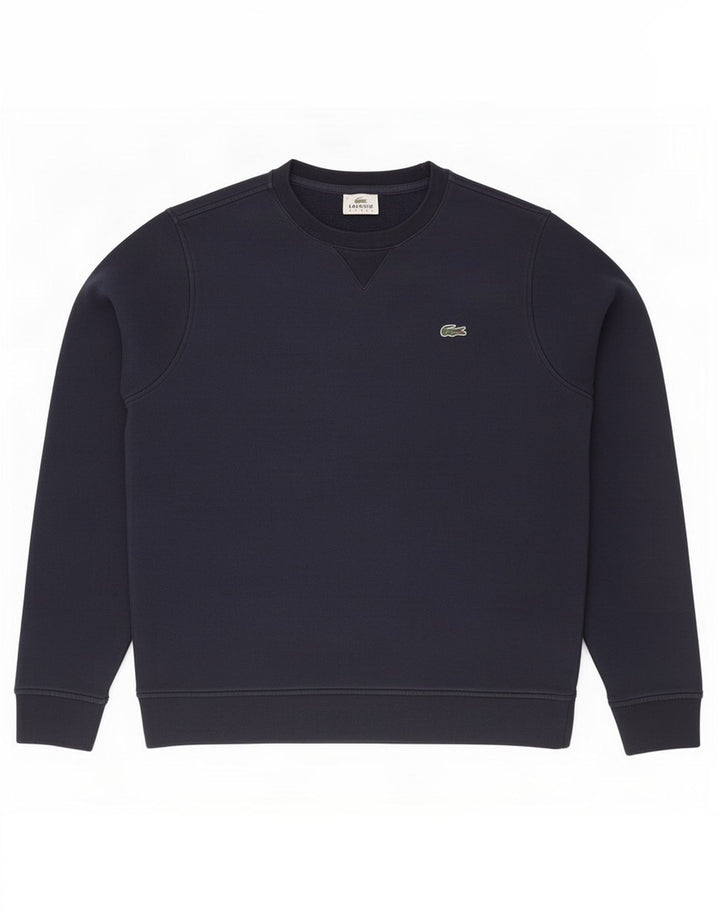 Lacoste muški džemper veličine 4, srednje tamnoplavi pamuk