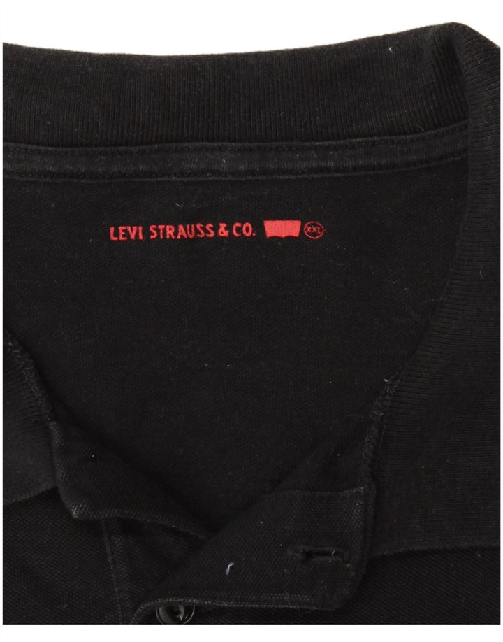 LEVI'S muška polo majica 2XL crni pamuk