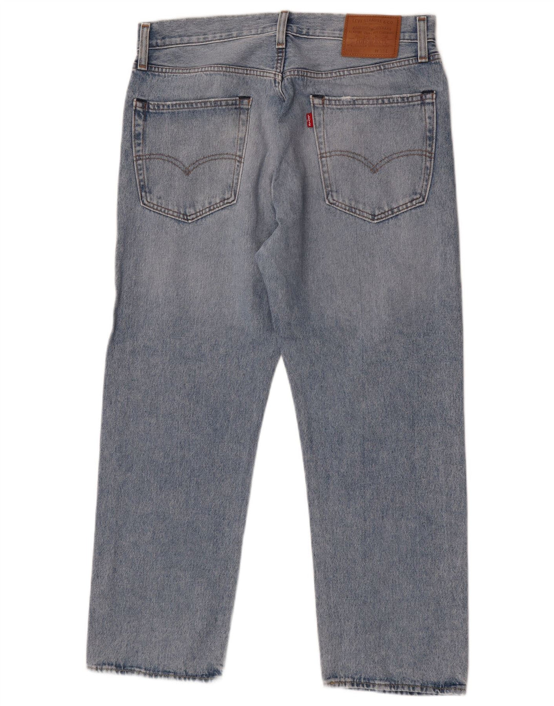 LEVI'S muške 551 ravne traperice W33 L27 plavi pamuk