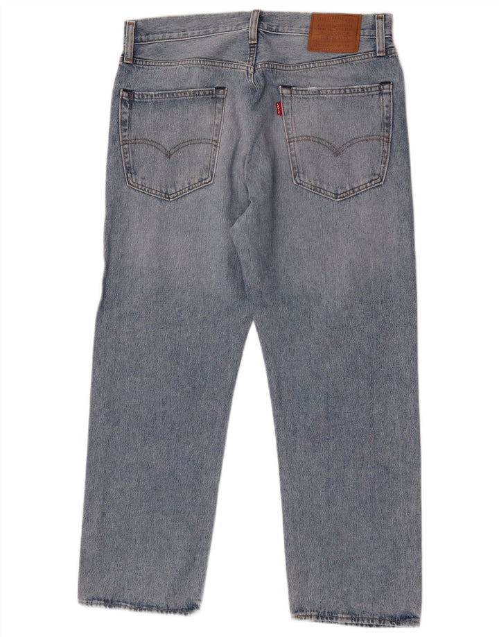 LEVI'S muške 551 ravne traperice W33 L27 plavi pamuk
