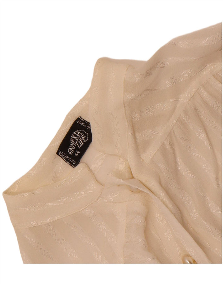 Vintage ženski pulover košulja bluza IT 44 srednje bijele pruge