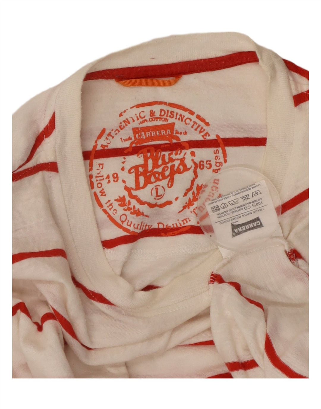 CARRERA Muška majica kratkih rukava, veliki pamuk na bijele pruge