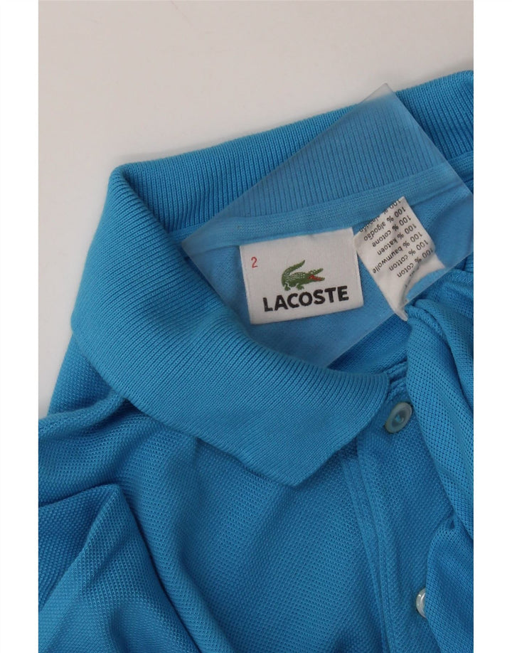 LACOSTE muška polo majica veličina 2 XS plavi pamuk