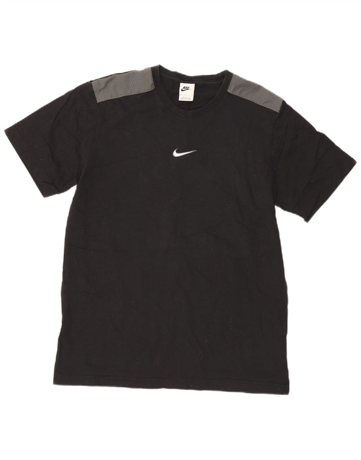 Nike Muška majica kratkih rukava Veliki crni pamuk u blokovima boja
