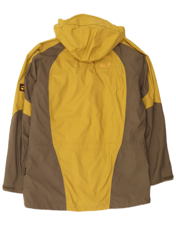 Jack Wolfskin muška kišna jakna s kapuljačom UK 40/42 velika žuta boja