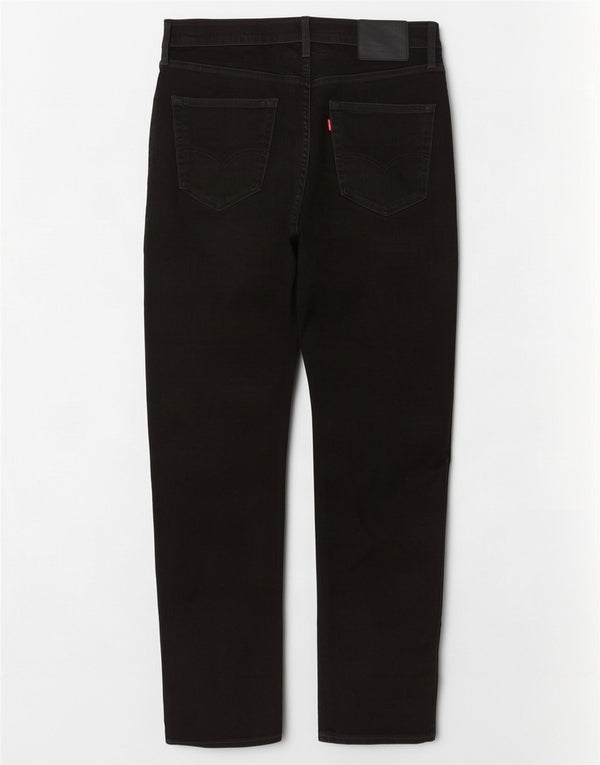 Levi's muške 502 sužene traperice W30 L32 crni pamuk