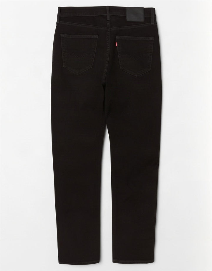 Levi's muške 502 sužene traperice W30 L32 crni pamuk