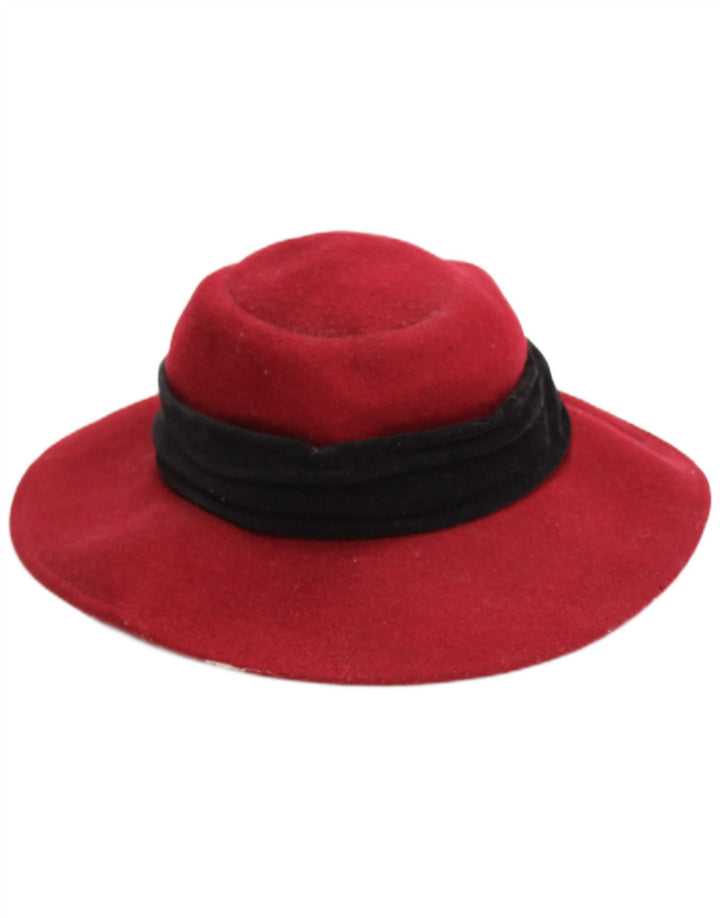 Kangol ženski šešir s malom crvenom vunom