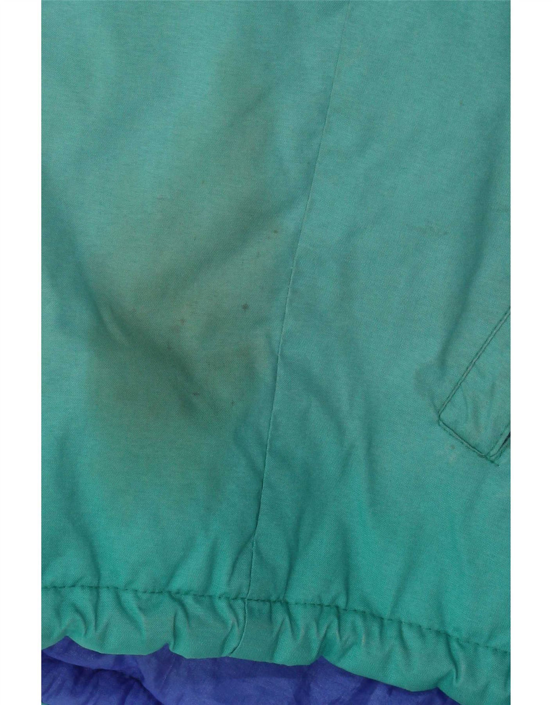 Vintage muška velika skijaška jakna s kapuljačom IT 46 Small Green Colourblock