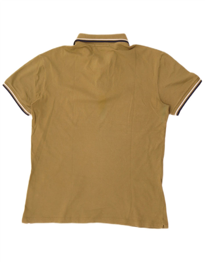 Fred Perry muška lagana i rastezljiva polo majica, srednji kaki pamuk
