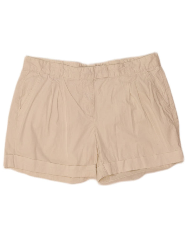 Jigsaw Ženske chino kratke hlače s klinovima UK 14 Large W36 Bijele