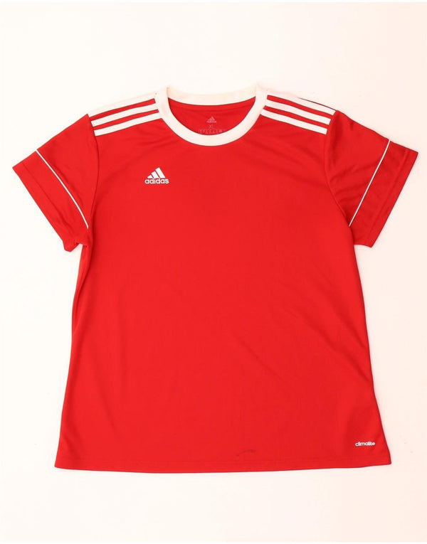 ADIDAS ženska majica kratkih rukava Climalite UK 20/22 XL crveni poliester