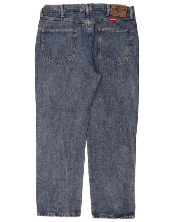 Wrangler Mens Regular Fit Straight Jeans W36 L29 Blue