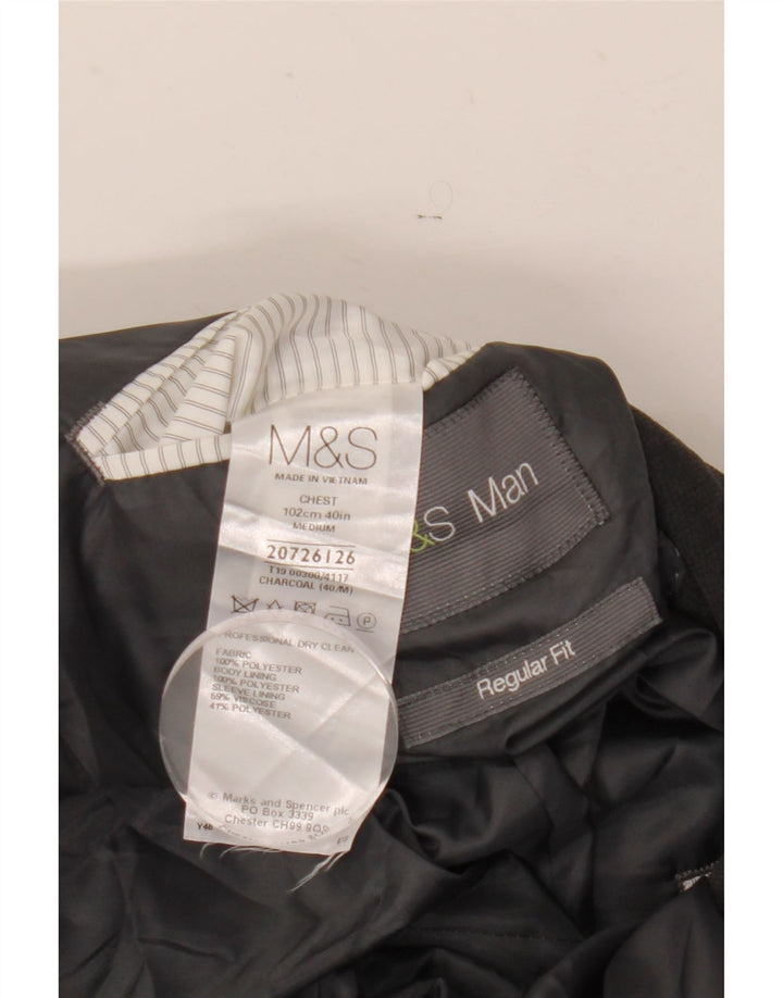 Marks & Spencer muška sako sa 2 gumba Regular Fit UK 40 Large Grey