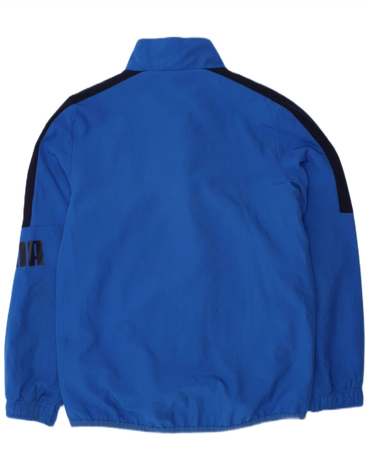 PUMA Boys Graphic Trenirka Gornja jakna 7-8 Years Blue Colourblock