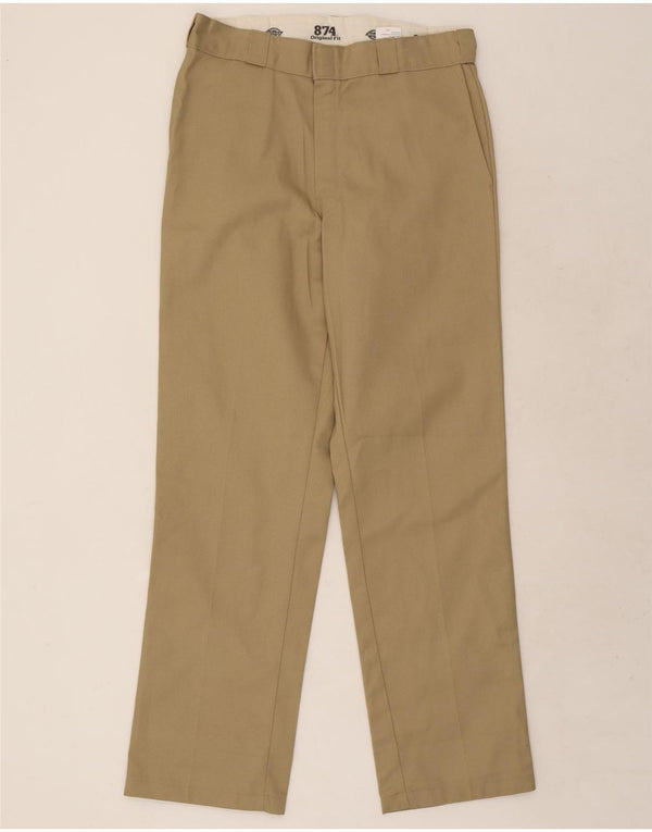 Dickies muške 874 ravne chino hlače originalnog kroja W34 L34 bež