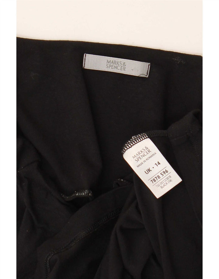 Marks & Spencer ženski kratki Cami Top UK 14 srednje crna viskoza