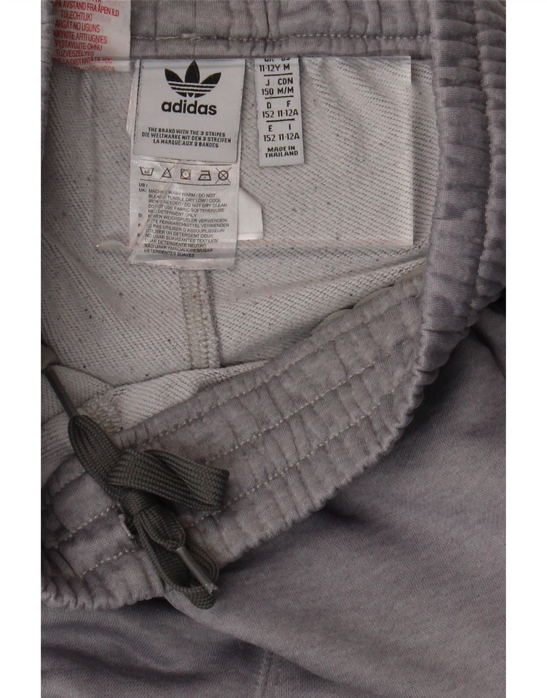 ADIDAS Trenirka Hlače za dječake Joggers 11-12 Years Grey Colourblock