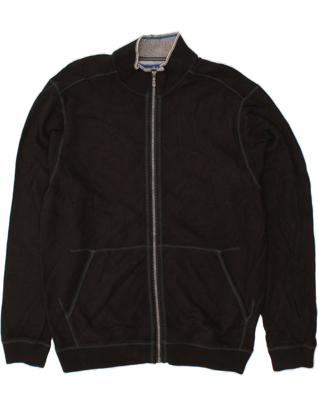 TOMMY BAHAMA Mens Tracksuit Top Jacket Large Black Cotton Vintage Tommy Bahama and Second-Hand Tommy Bahama from Messina Hembry 