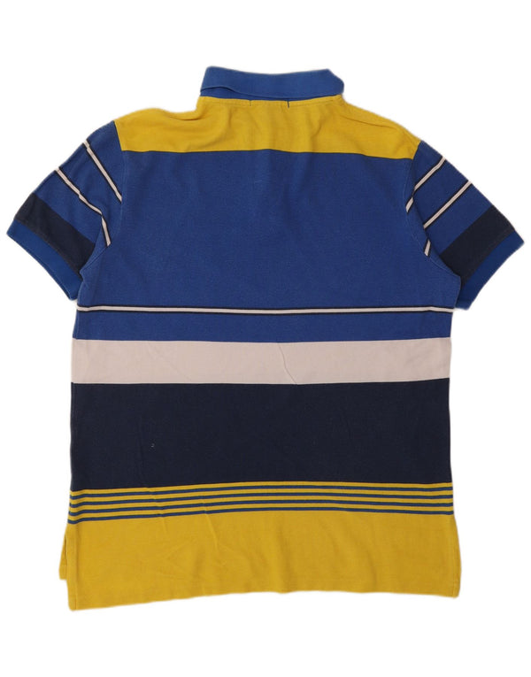 Polo Ralph Lauren muška polo majica prilagođenog kroja veliki plavi pamuk u blokovima boja