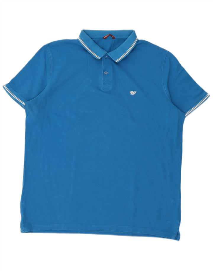 Carrera muška polo majica XL plavi pamuk